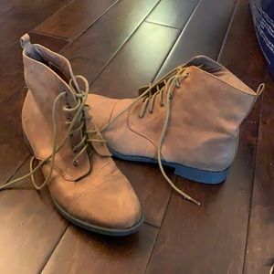 JustFab Brown Boots Sz 9.5